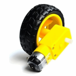 Kit Motor DC 3-6V + Roda 68mm