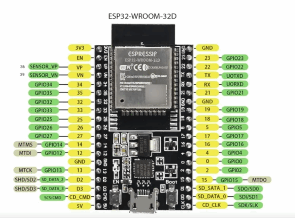 Módulo ESP32 DevKitC V4 WROOM-32D - Imagem 3
