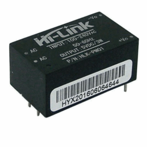 Mini Fonte HLK-PM01 100-240VAC para 5VDC 3W Hi-Link