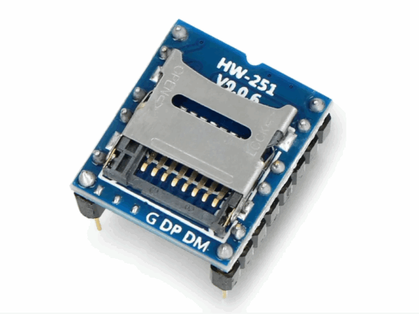 Modulo De Som Mp3 Wtv020-sd - Micro Sd