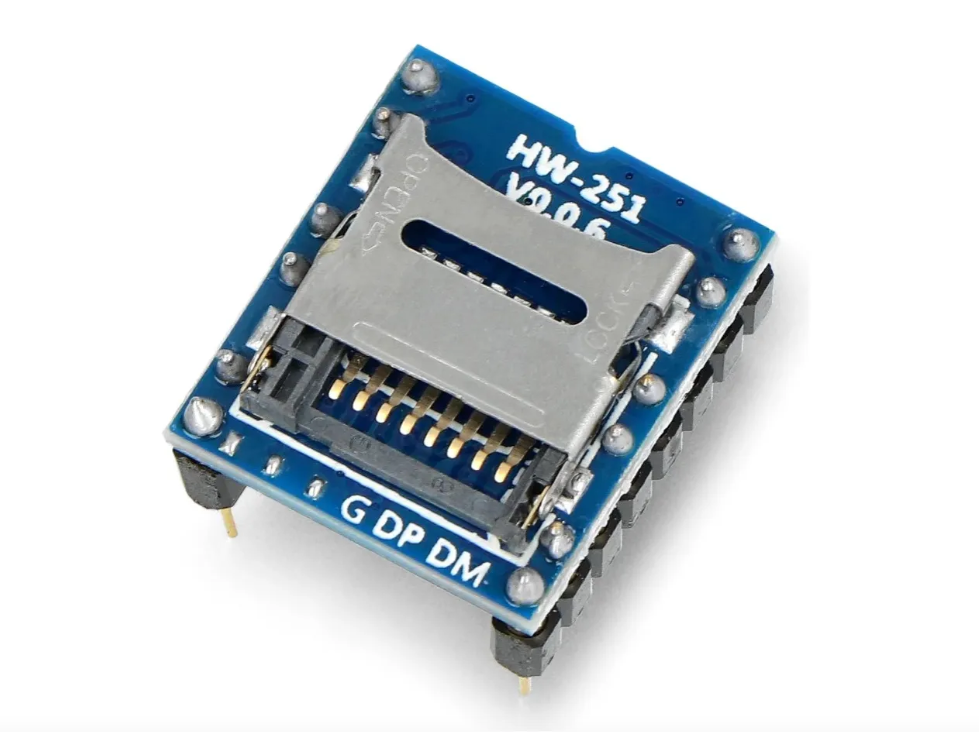 Modulo De Som Mp3 Wtv020-sd - Micro Sd