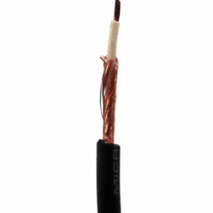Cabo Espiralado Microfone Preto Mult Cabo 1X0,32 mm² - Preço por metro