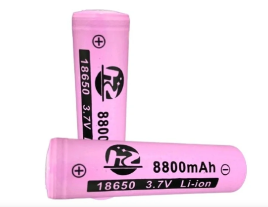Bateria 18650 8800mAh 3.7V Li-ion Recarregável
