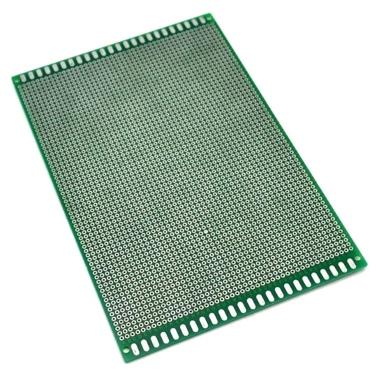 PLACA PERFURADA FACE SIMPLES 12X18CM FIBRA