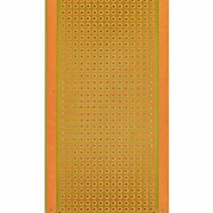 PLACA PERFURADA FACE SIMPLES FIBRA 5X10CM BORDA