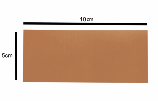 PLACA FIBRA DE VIDRO SIMPLES 5X10MM - Imagem 2
