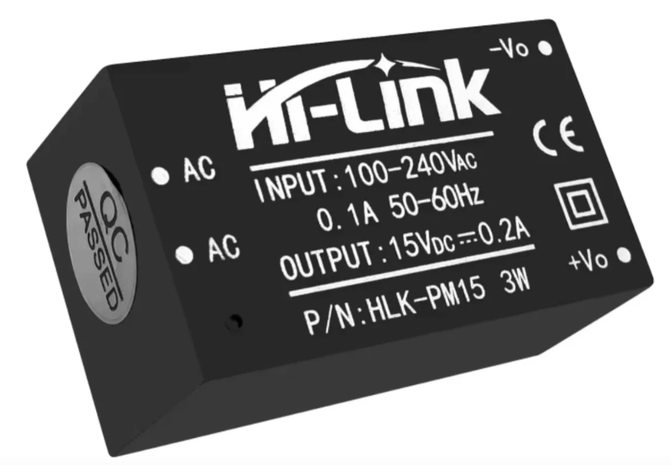 MINI FONTE HILINK 15 VDC HLK-PM15 3W