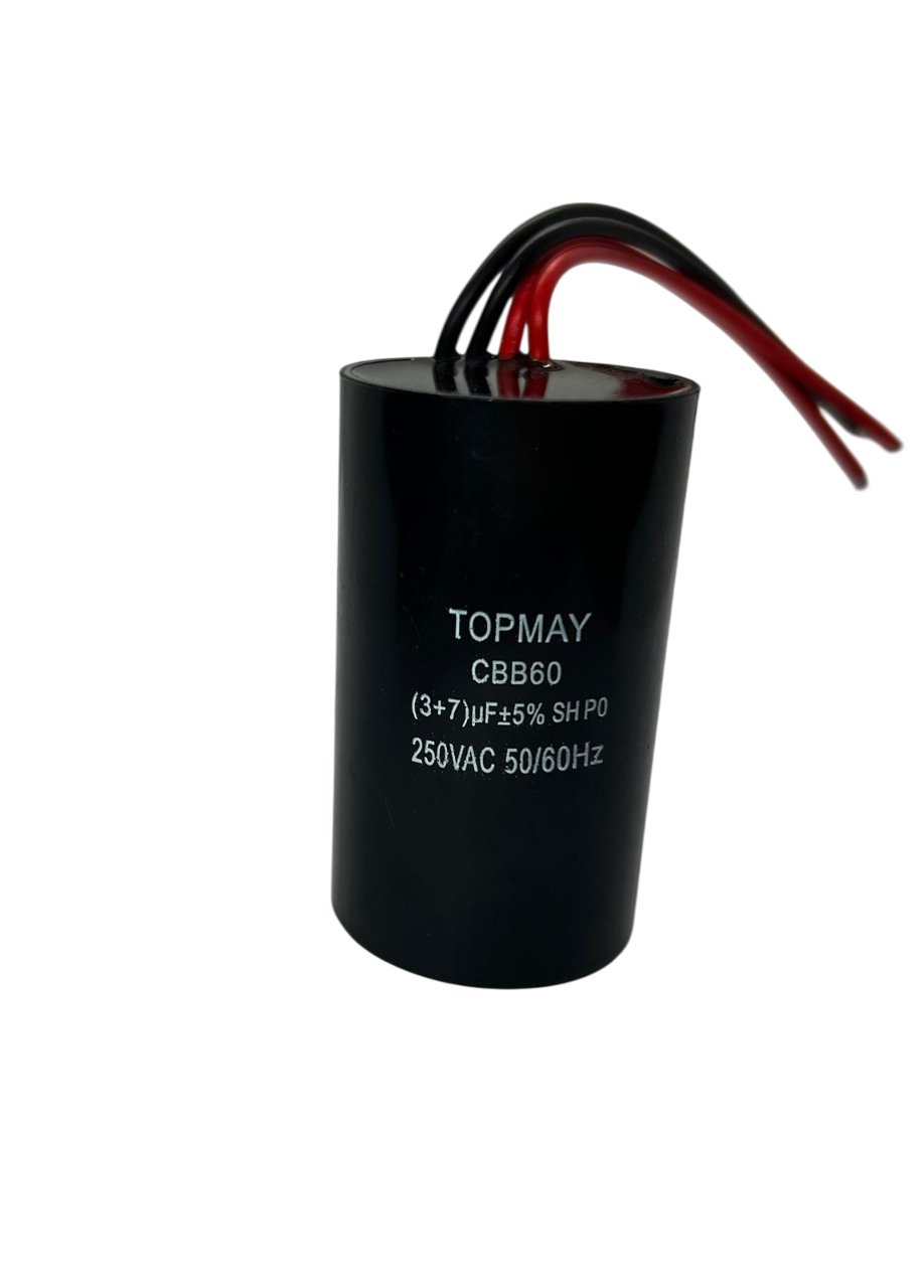 Capacitor 3+7UF X 250VAC 50/60Hz