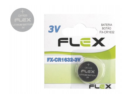 BATERIA  CR1632 - FLEX - VALOR UNITÁRIO