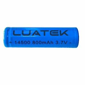 Bateria 14500 Recarregável 800mAh 3.7V