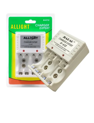 Carregador Para 4 Pilhas Recarregáveis 2a 3a 2 Baterias 9v
